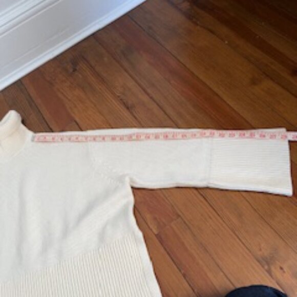 Toteme Signature Wool and Cotton Turtleneck, Cream, XS - Picture 12 of 12